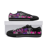 Butterfly Unisex Low Top Canvas Shoes